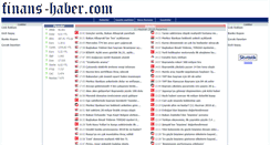Desktop Screenshot of finans-haber.com