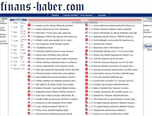 Tablet Screenshot of finans-haber.com